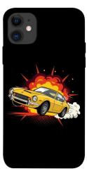 Чехол itsPrint Retro comics car black для Apple iPhone 11 (6.1")