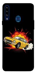Чехол itsPrint Retro comics car black для Samsung Galaxy A20s