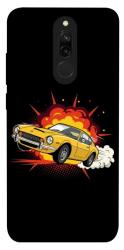 Чехол itsPrint Retro comics car black для Xiaomi Redmi 8