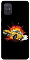 Чехол itsPrint Retro comics car black для Samsung Galaxy A71