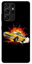 Чехол itsPrint Retro comics car black для Samsung Galaxy S21 Ultra