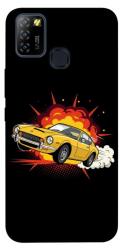 Чохол itsPrint Retro comics car black для Infinix Hot 10 Lite