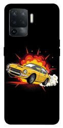 Чехол itsPrint Retro comics car black для Oppo Reno 5 Lite