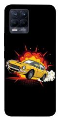 Чехол itsPrint Retro comics car black для Realme 8