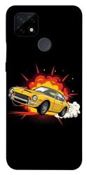 Чехол itsPrint Retro comics car black для Realme C21