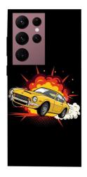 Чехол itsPrint Retro comics car black для Samsung Galaxy S22 Ultra