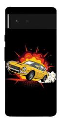 Чохол itsPrint Retro comics car black для Google Pixel 6