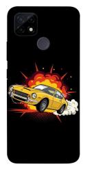 Чехол itsPrint Retro comics car black для Realme C21Y