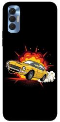 Чехол itsPrint Retro comics car black для TECNO Spark 8P