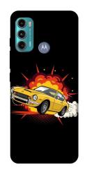 Чохол itsPrint Retro comics car black для Motorola Moto G60