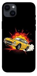 Чехол itsPrint Retro comics car black для Apple iPhone 14 Plus (6.7")