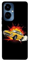 Чехол itsPrint Retro comics car black для TECNO Camon 19 (CI6n) / 19 Pro (CI8n)