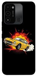 Чехол itsPrint Retro comics car black для Tecno Spark Go 2022 (KG5m)