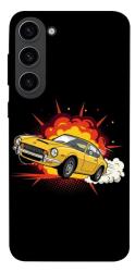 Чехол itsPrint Retro comics car black для Samsung Galaxy S23