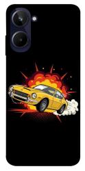 Чехол itsPrint Retro comics car black для Realme 10 4G