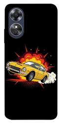 Чехол itsPrint Retro comics car black для Oppo A17