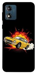 Чохол itsPrint Retro comics car black для Motorola Moto E13