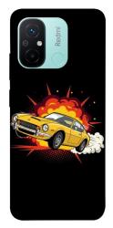 Чехол itsPrint Retro comics car black для Xiaomi Redmi 12C