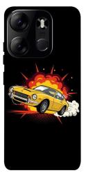 Чехол itsPrint Retro comics car black для Tecno Spark Go 2023
