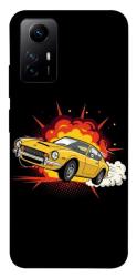 Чехол itsPrint Retro comics car black для Xiaomi Redmi Note 12S