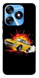 Чохол itsPrint Retro comics car black для TECNO Spark 10 Pro