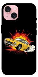 Чехол itsPrint Retro comics car black для Apple iPhone 15 (6.1")