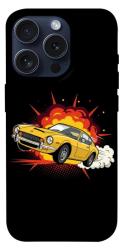 Чехол itsPrint Retro comics car black для Apple iPhone 15 Pro (6.1")