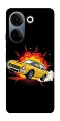 Чохол itsPrint Retro comics car black для TECNO Camon 20 Pro (CK7n)