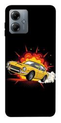 Чехол itsPrint Retro comics car black для Motorola Moto G14