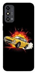 Чехол itsPrint Retro comics car black для ZTE Blade A53