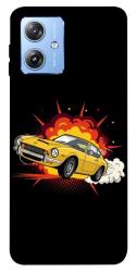 Чехол itsPrint Retro comics car black для Motorola Moto G84