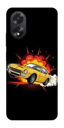 Чехол itsPrint Retro comics car black для Oppo A38