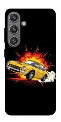 Чехол itsPrint Retro comics car black для Samsung Galaxy S24