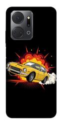 Чехол itsPrint Retro comics car black для Huawei Honor X7a