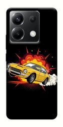 Чехол itsPrint Retro comics car black для Xiaomi Poco X6