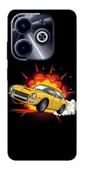 Чехол itsPrint Retro comics car black для Infinix Hot 40i