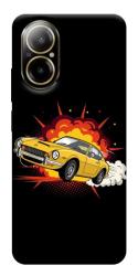 Чехол itsPrint Retro comics car black для Realme C67 4G