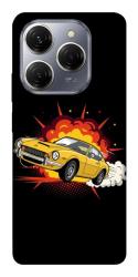 Чехол itsPrint Retro comics car black для TECNO Spark 20 Pro