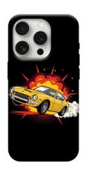 Чехол itsPrint Retro comics car black для Apple iPhone 16 Pro Max (6.9")