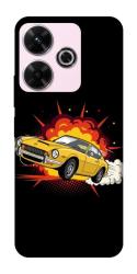 Чехол itsPrint Retro comics car black для Xiaomi Redmi 13 4G / Poco M6 4G