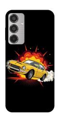 Чехол itsPrint Retro comics car black для Samsung Galaxy M35 5G