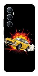Чехол itsPrint Retro comics car black для Realme C65 4G