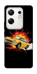 Чохол itsPrint Retro comics car black для Infinix Zero 30 4G
