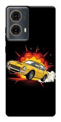 Чехол itsPrint Retro comics car black для Motorola Moto G85