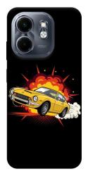 Чехол itsPrint Retro comics car black для Infinix Smart 9 4G / Hot 50i