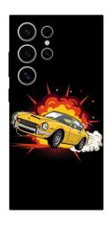 Чехол itsPrint Retro comics car black для Samsung Galaxy S25 Ultra
