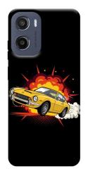 Чехол itsPrint Retro comics car black для Motorola Moto G05