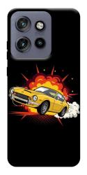 Чехол itsPrint Retro comics car black для Motorola Edge 50 Neo