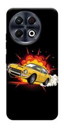Чехол itsPrint Retro comics car black для TECNO Spark 30 Pro (KL7)