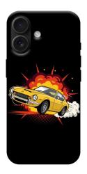 Чехол itsPrint Retro comics car black для Apple iPhone 17 (6.3")